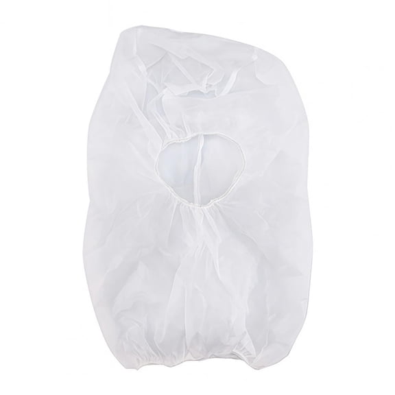 100pcs Food Service Hood Disposable Beard Hair Nets Full Face Hood Caps Non-Woven Food Service Cooking Head Covers