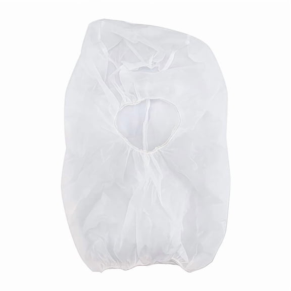 100pcs Food Service Hood Disposable Beard Hair Nets Full Face Hood Caps Non-Woven Food Service Cooking Head Covers