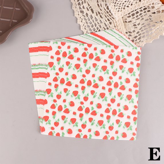 100pcs Food Waxed Paper Oil-Proof Wax Paper Bread Sandwich Burger Fries Macarons Packaging Kitchen Baking Tool Decor Paper