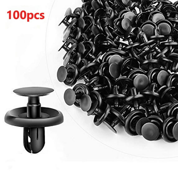 100pcs For TOYOTA LEXUS Fasteners Trim Panel Clips Bumper Fender Push Pin Rivets