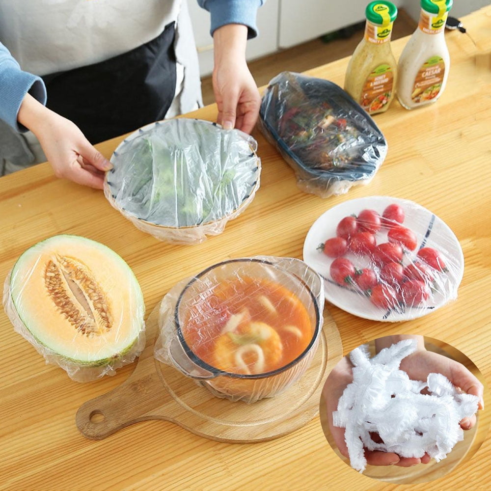 Disposable food cover plastic wrap elastic food cover fruit bowl storage  kitchen fresh-keeping bag 10/50/100 pcs