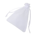 thumbnail image 1 of 100pcs Fruit Protection Bags, Fruit Bags for Fruit Trees, Green Netting Fruit Cover Bags Drawstring Mesh Fruit Protectors Pest Barrier for Fruit Trees Veggies Garden, White 7.87x11.81in, 1 of 6