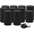 thumbnail image 1 of 100pcs Furniture Felt Pads Round 3/4" Self-Stick Non-Slip Anti-Scratch Pads for Sofa Cabinet Chair Feet Floor Protector Black,3mm (0.12-inch) Thick, 1 of 5