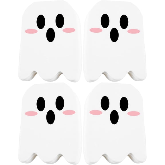 100pcs Halloween Ghost Paper Napkins,Disposable Ghost Cocktail Napkins for Halloween Dinner Party Table Decoration Supply