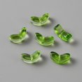 thumbnail image 1 of 100pcs Handmade Lampwork Beads Tulip Green 6.5x14x5mm Hole: 1mm, 1 of 2