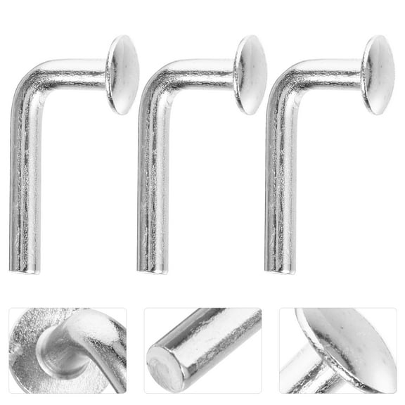 100pcs Heavy Duty J Bolt Safety Universal Pins Pallet Rack Drop Pin for Warehouse, Home or DIY Pallet Racks & Shelving Units