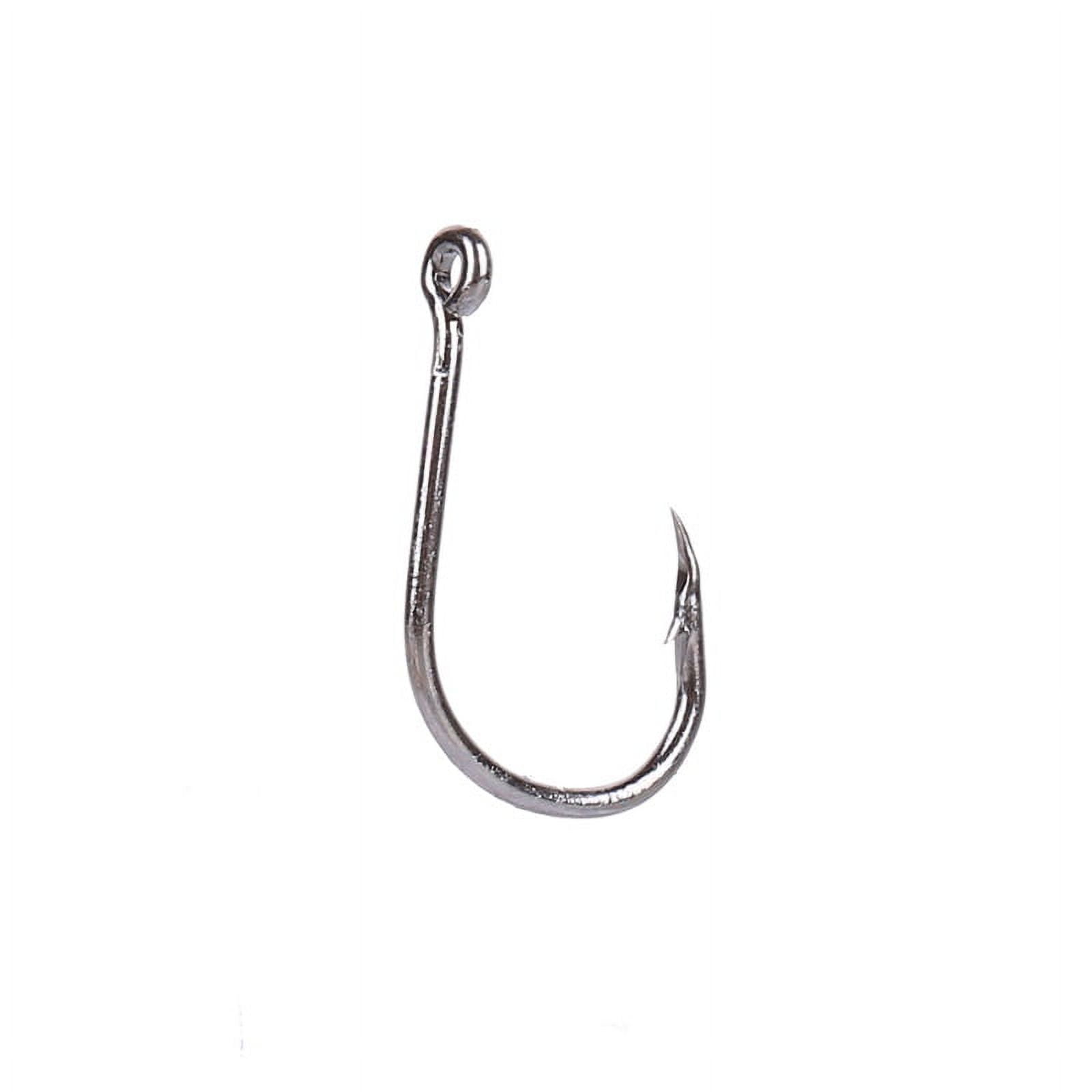 100pcs High Carbon Steel Fishing Hooks Holder Fish Bait Hook, Size: 6