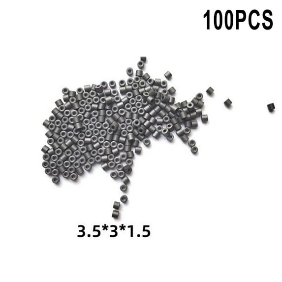 100pcs Hollow Ferrite Hole Beads 3.5*3*1.5mm Anti-jamming Core EMI Filter Ring