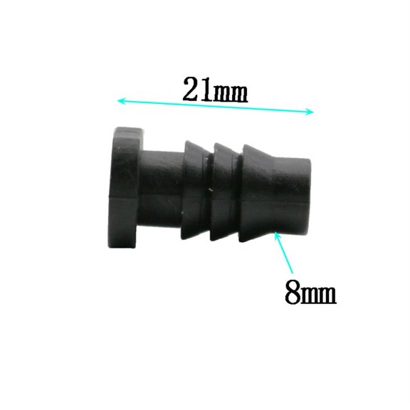 100pcs Hose Closure Closure Tools Garden Irrigation System 8mm Barbed Connector Vegetables Agriculture Irrigation Pipe