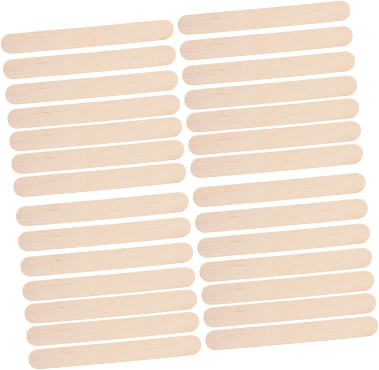 100pcs Ice Cream Stick Tongue Depressors Wood Wooden Popsicle Craft