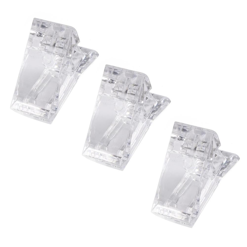 100pcs Jelly Fake Nails For Nail Art Tips DIY Clear Full Cover Acrylic UV Gel Fake Nail Tips For Decoration Fake Nails False