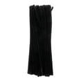 thumbnail image 1 of 100pcs John Bead Pipe Cleaners 12in Black 6mm Fluffy Chenille Stems for Art School Craft Supplies Decorations, 1 of 4
