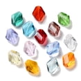 thumbnail image 1 of 100pcs K9 Glass Imitation Austrian Beads Faceted Rhombus Mixed color 10x8x4mm Hole: 1.4mm, 1 of 4