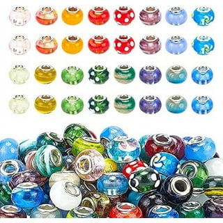 ARTSY Crafts 20 Pcs Assorted Glow in The Dark Firefly Glass Beads