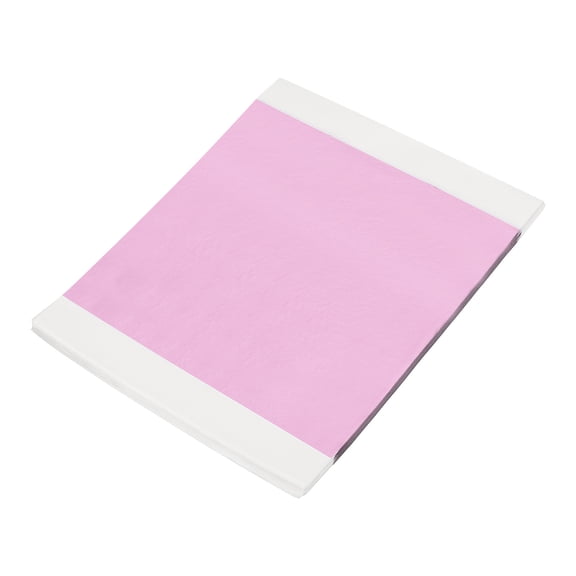 100pcs Leaf Sheets, 5.5" x 5.5" Metallic Foil Leaf Paper for DIY Crafts Rose Red