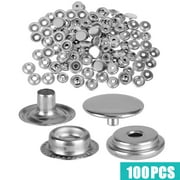 2x 12 Pack 17mm Metal Snap Jeans Buttons Replacement Repair Studs  W/Screwdriver No Sewing Button for 