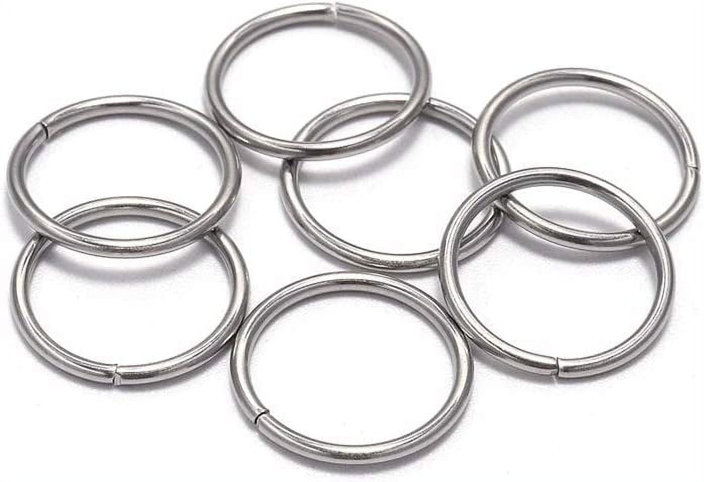 Wholesale 20pcs/lot 3 4 5 6 mm 925 Sterling Silver Jump Rings Split Rings  Connectors
