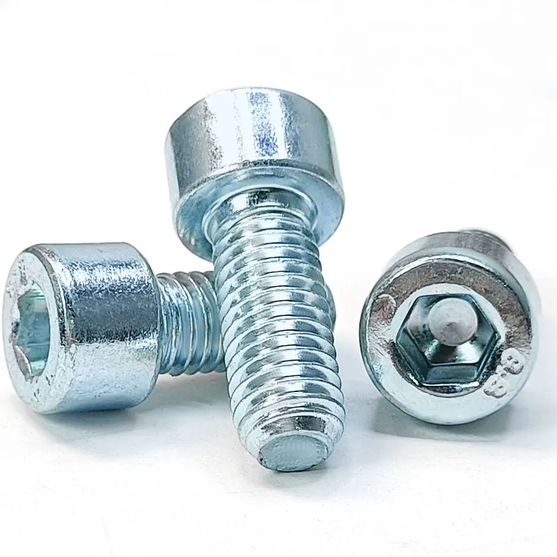 100pcs M3-10mm-High Strength Pan Head Screw, Class 8.8, Hex Socket Head Screw, DIN912