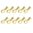 thumbnail image 1 of 100pcs M4.2 Electric Wire Crimp Ring Lug Terminal Brass Connector 17 x 7.5mm for Car, 1 of 5