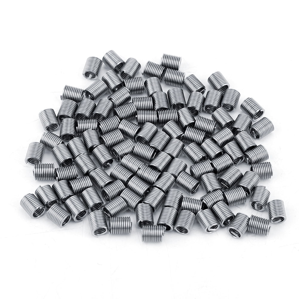 3/8-16 Helicoil Kit 100pcs M4 Stainless Steel SS304 Coiled Wire Helical ...