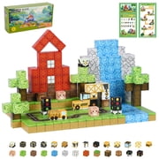 Crtynell 100pcs Magnetic Blocks - Build Magnet World Tiles Road Track Set For Boys & Girls Age 3-5 6-8, Sensory Toys for Toddlers Birthday Gifts for 3+ Years Old Girls Boys