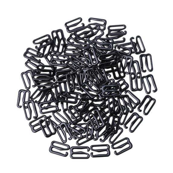 100pcs Metal Bra Lingerie Strap Adjuster Slider Hook Buckle Clip Sewing Craft