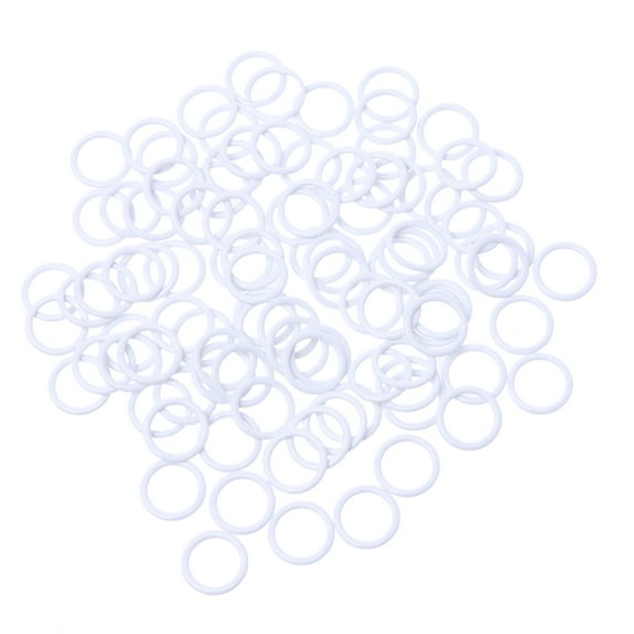 ✪ 100pcs Metal Bra Strap Adjuster Slider O Ring Lingerie Supplies Sewing Craft DIY