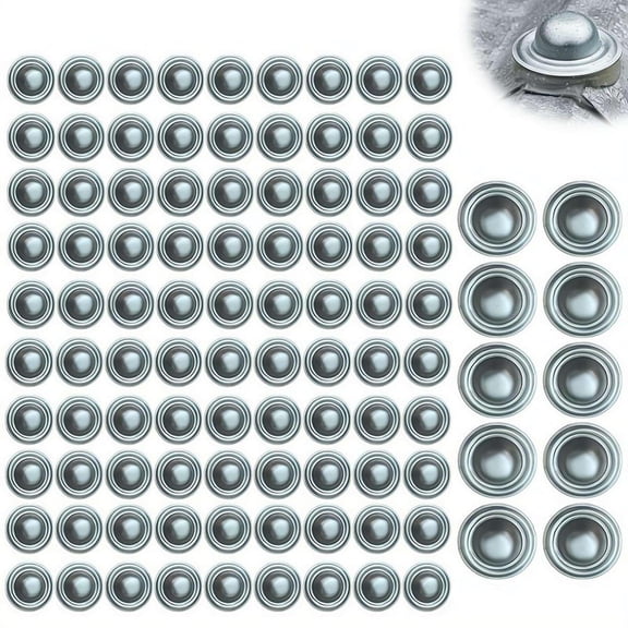 100pcs Metal Roof Screw Caps,Galvalume Screw Cover Caps