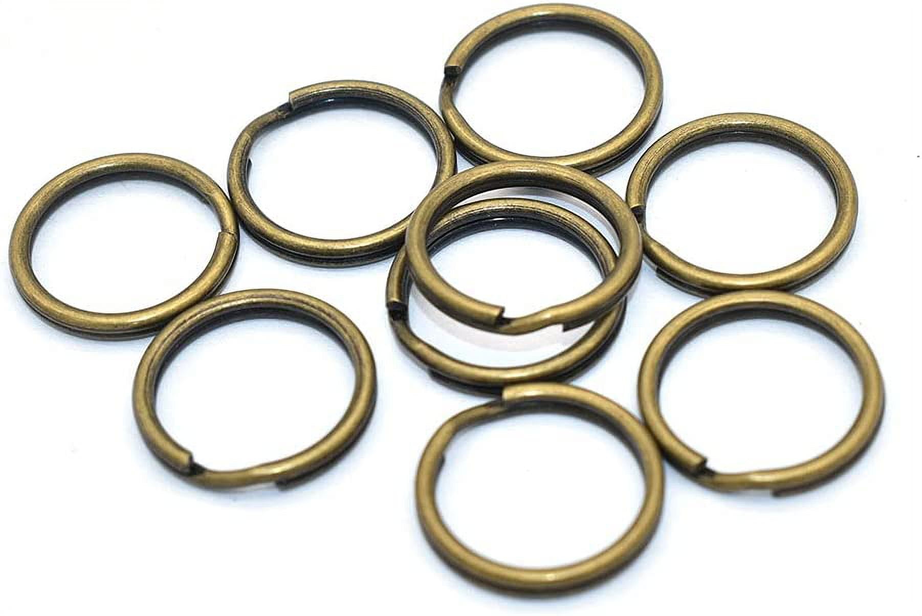 Realeather Crafts Zinc Metal Rings-3 6/Pkg