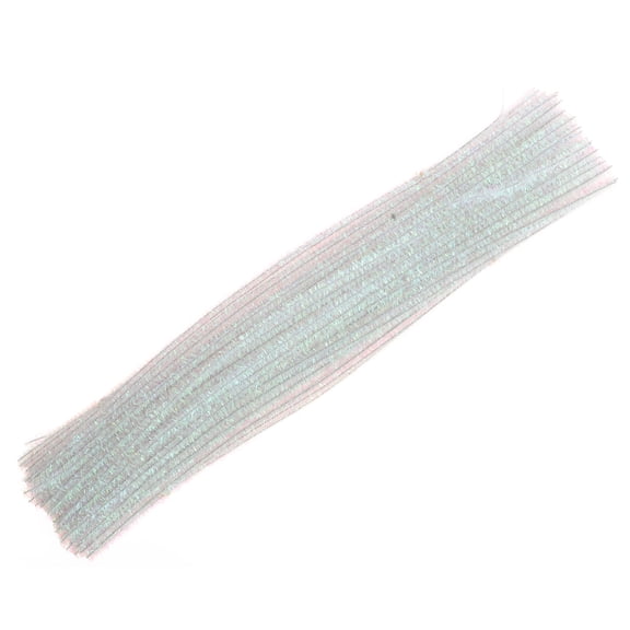 100pcs Metallic Tinsel Pipe Cleaners for Art and Crafts Iridescent Glitter Chenille Stems for Holiday DIY Projects and Decorations