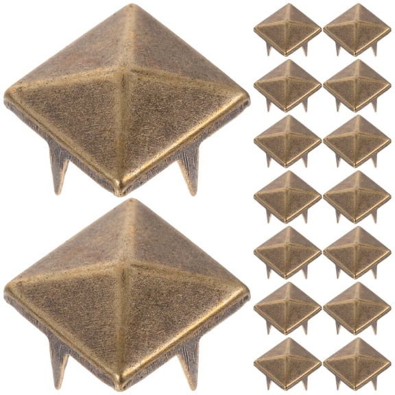 Raindrops Spikes For Clothing Metal Studs Ancient Bronze 100Pcs