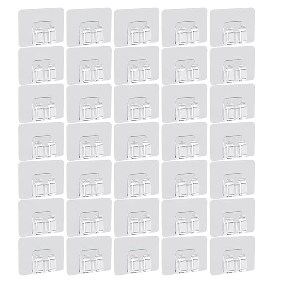 100pcs Modern Adhesive Hooks with Strong Backing for String Light Weatherproof