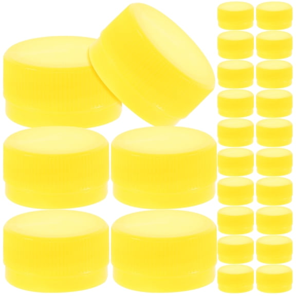 100pcs Multi-Purpose Plastic Bottle Caps for Crafts, Supplies, Accessories for Handmade Art and Projects