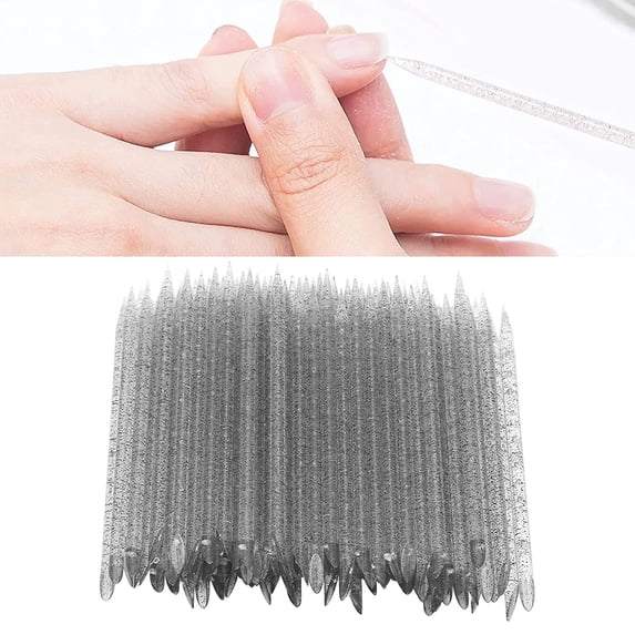 100pcs Nail Care Cuticle Pusher, Dead Skin Removal Manicure Pedicure Cuticle Cleaning Sticks, Nail Care Sticks for Fingernail, Cleaning Cuticle(black)