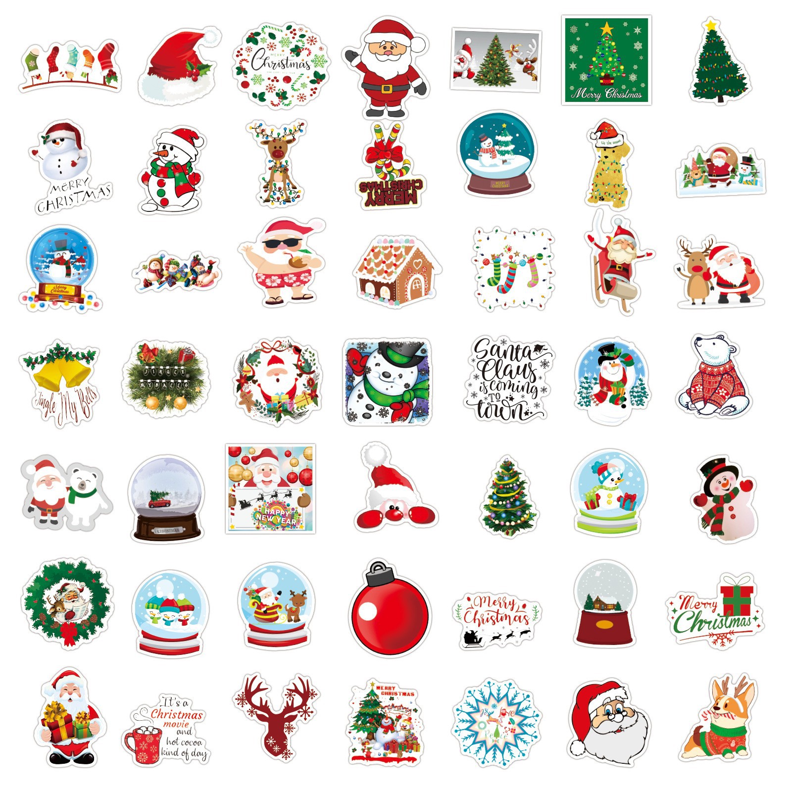 100pcs New Year Collection Stickers Dragon Year Mahjong Window Paper ...