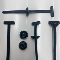 100pcs Heavy-Duty Cable Ties – Strong Nylon Self-Locking Zip Straps for Automotive, Home & Industrial Applications – Black