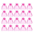 thumbnail image 1 of TABLZONE 100pcs Small Rosy Organza Favor Bags Party Wedding Decoration Pouches, 1 of 6