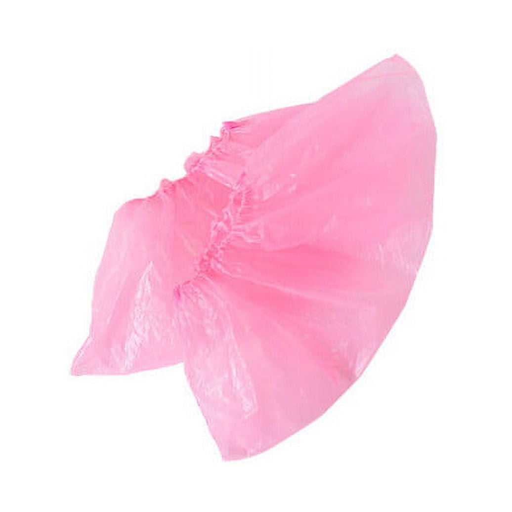 100pcs Outdoor Disposable Plastic Shoe Covers Carpet Cleaning Overshoes