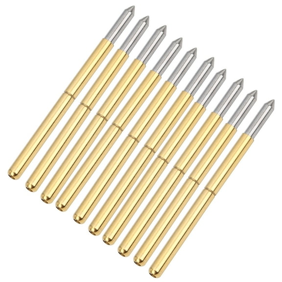 100pcs P125B Test Probe 2.0mm Spring Test Detection Probe Pins Brass Pogo Pins