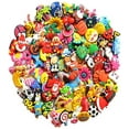 thumbnail image 1 of 100pcs PVC Random Different Shoe Charms for Shoe and Wristband Bracelet Decoration Party Gifts, 1 of 5