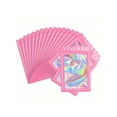 thumbnail image 1 of 100pcs PVC Window Jewelry Storage Bags Anti Oxidation Transparent Zipper Pouch Waterproof Sealed For Earrings Necklaces Bracelets Gift Packaging Pink L, 1 of 5