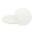 thumbnail image 1 of 100pcs Paper Doilies 8" Round Disposable Lace Paper Doilies Placemats White, 1 of 6