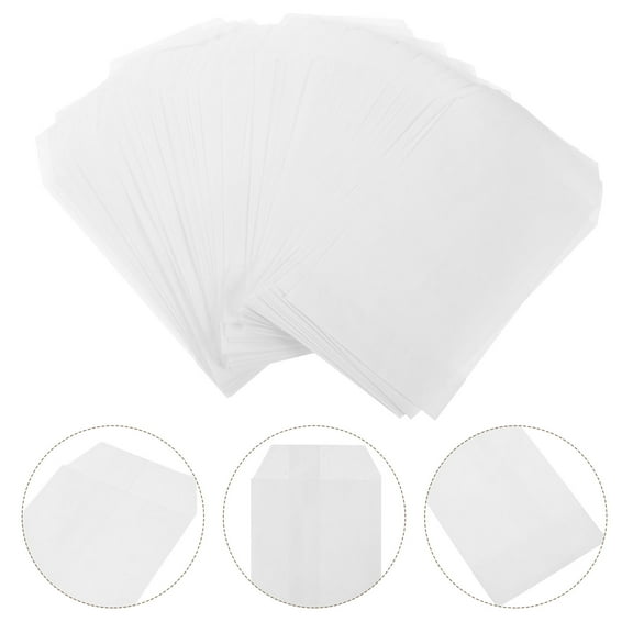 FOLOYORI Waterproof Paper Bags 100Pcs 5.9x3.1in