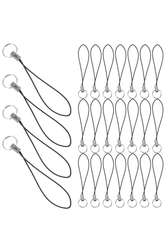 100pcs Phone Straps Hanging Strap Phone String Strap Key Chain String Keychain Straps