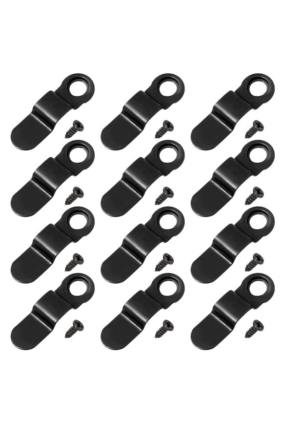 100pcs Photo Frame Iron Turn Buttons Picture Frame Iron Buckles Picture Frame Backing Clips Fasteners
