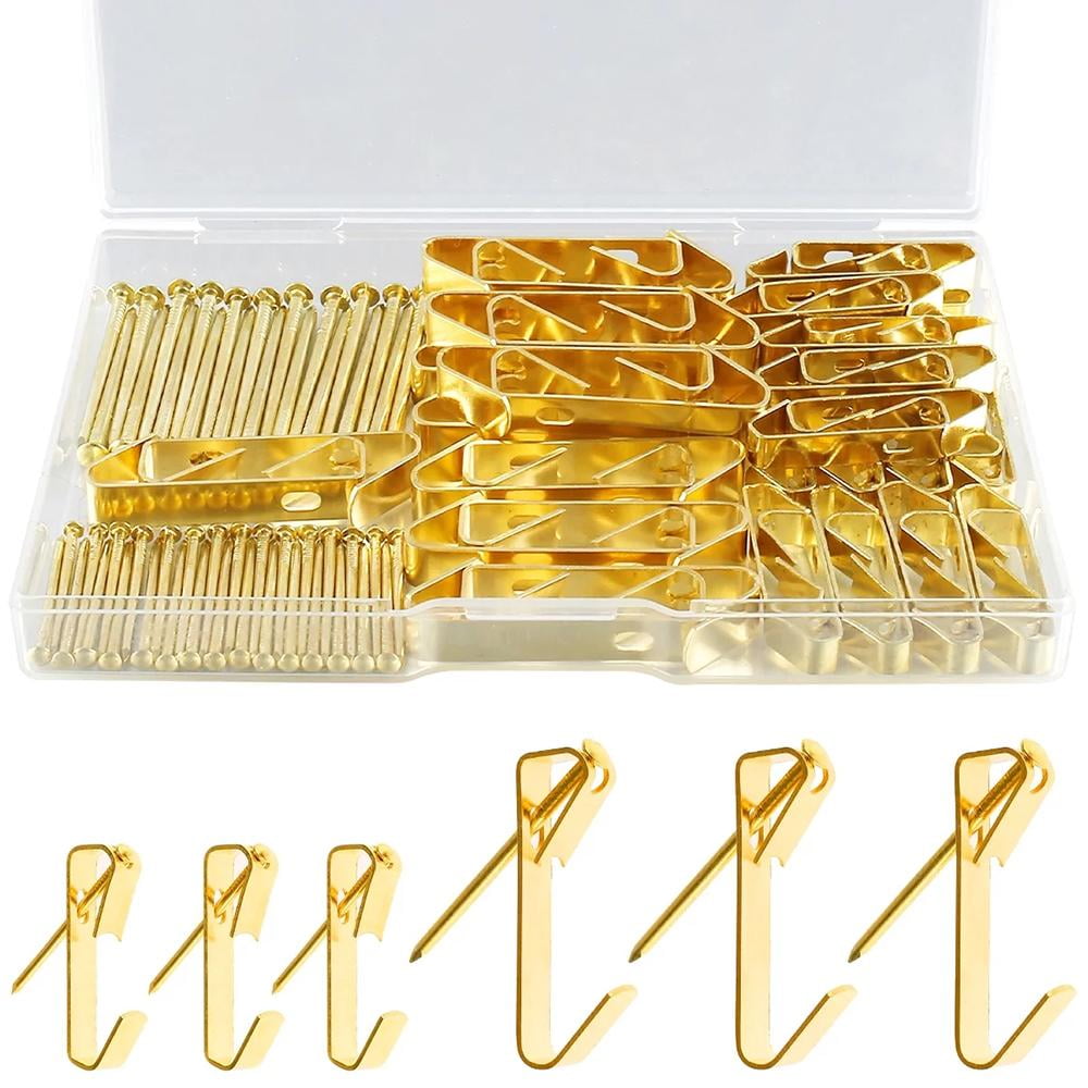 100pcs Picture Hanging Kit 30lb/50lb 2 Size Heavy Duty Picture Hanging