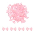 thumbnail image 1 of 100pcs Pink Bow Ties 1.5" x 1" Mini Bowknot for Crafting Little Satin Bows Bulk DIY Sewing Scrapbooking, 1 of 5