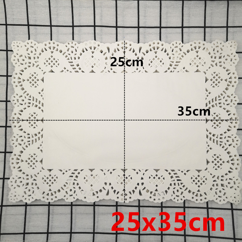 100pcs Placemat Rectangle Birthday Celebrations Party Gift Table Mat