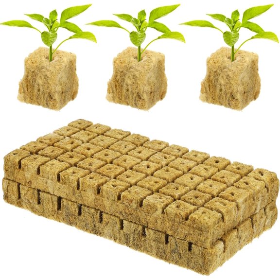 100pcs Plant Propagation Soil Blocks Oasis Cubes for Seedling Start Soilless Culture$$Garden & Patio
