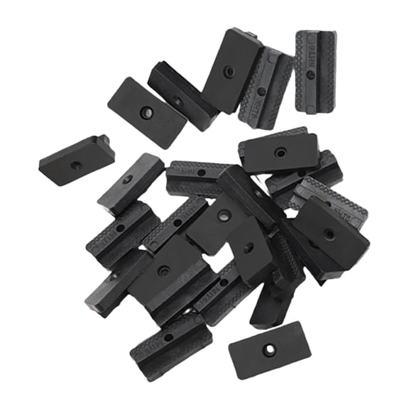 100pcs Plastic Deck Fastener Clips Composite Board Mounting Hardware for Outdoor